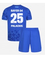 Bayer Leverkusen Exequiel Palacios #25 Tredjedraktsett Barn 2025-26 Korte ermer (+ bukser)